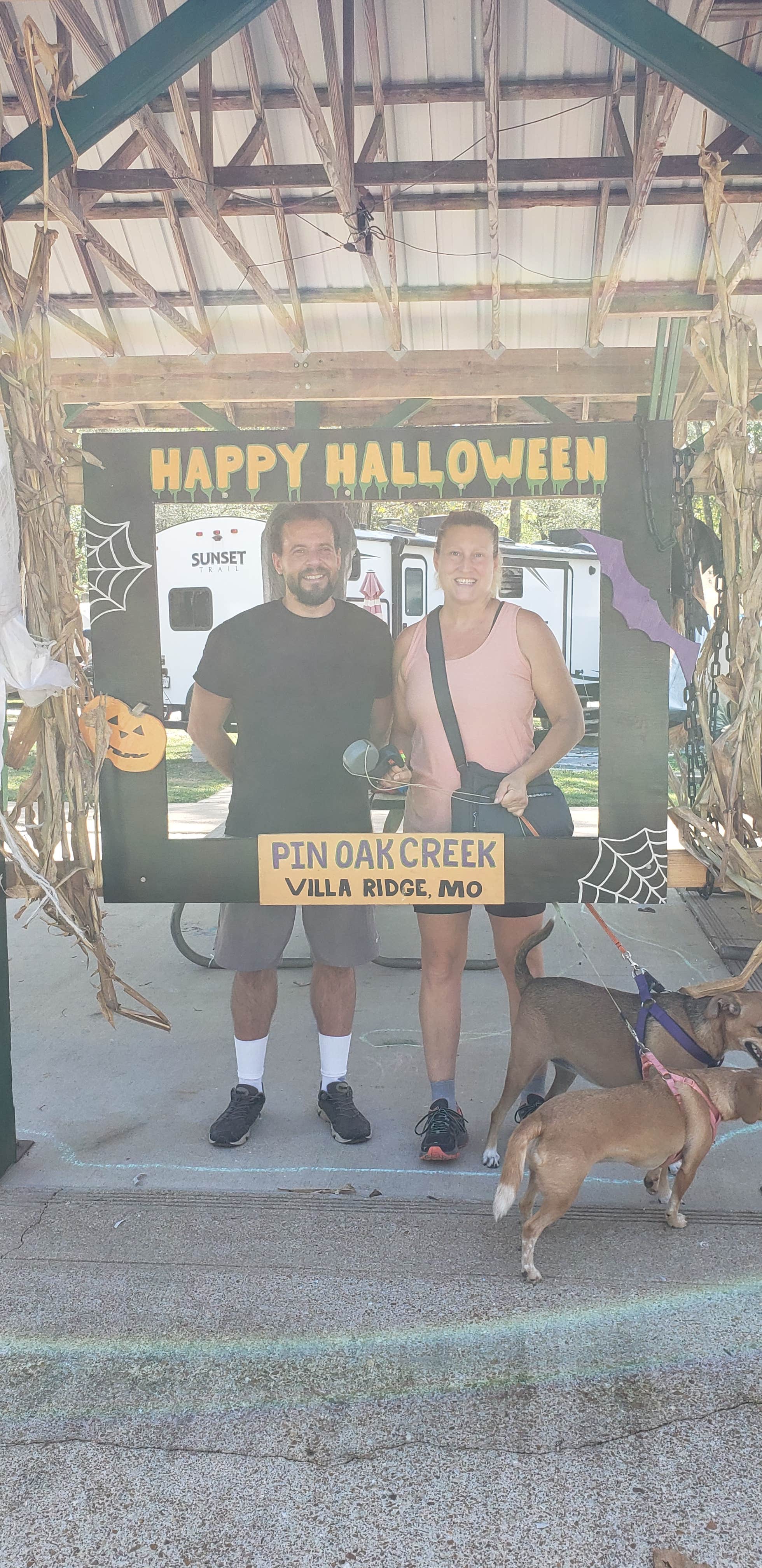 Robyn C.'s photo of camping with pets at Pin Oak RV Park near Arnold, MO