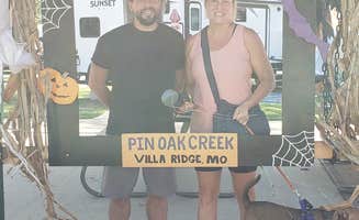 Robyn C.'s photo of camping with pets at Pin Oak RV Park near Festus, MO