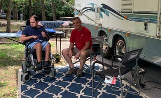 Cheryl T.'s photo of rv camping at Spencer Creek near Coffeyville, KS