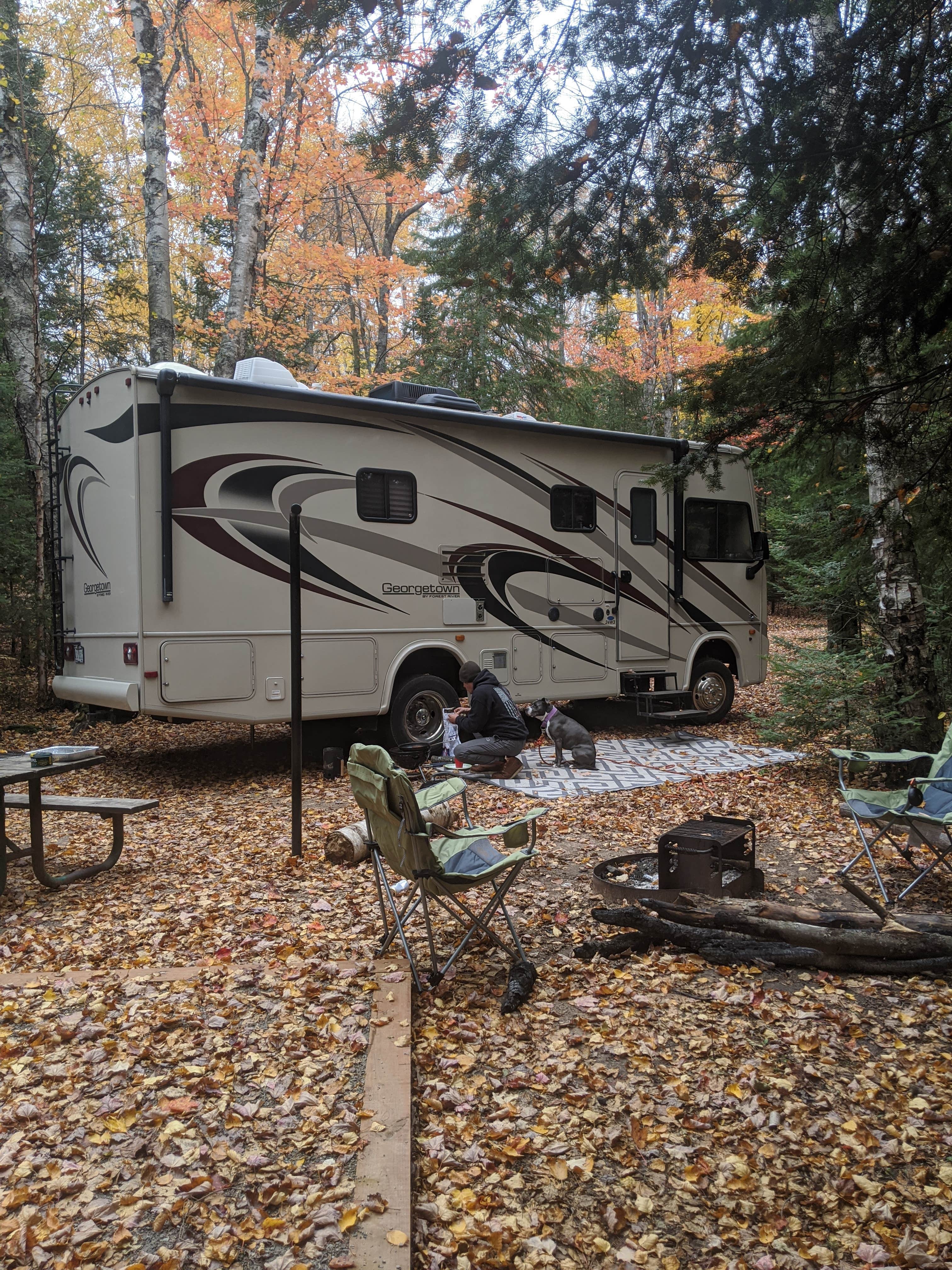 Nicole G.'s photo of rv camping at Hurricane River Campground — Pictured Rocks National Lakeshore near Pictured Rocks National Lakeshore