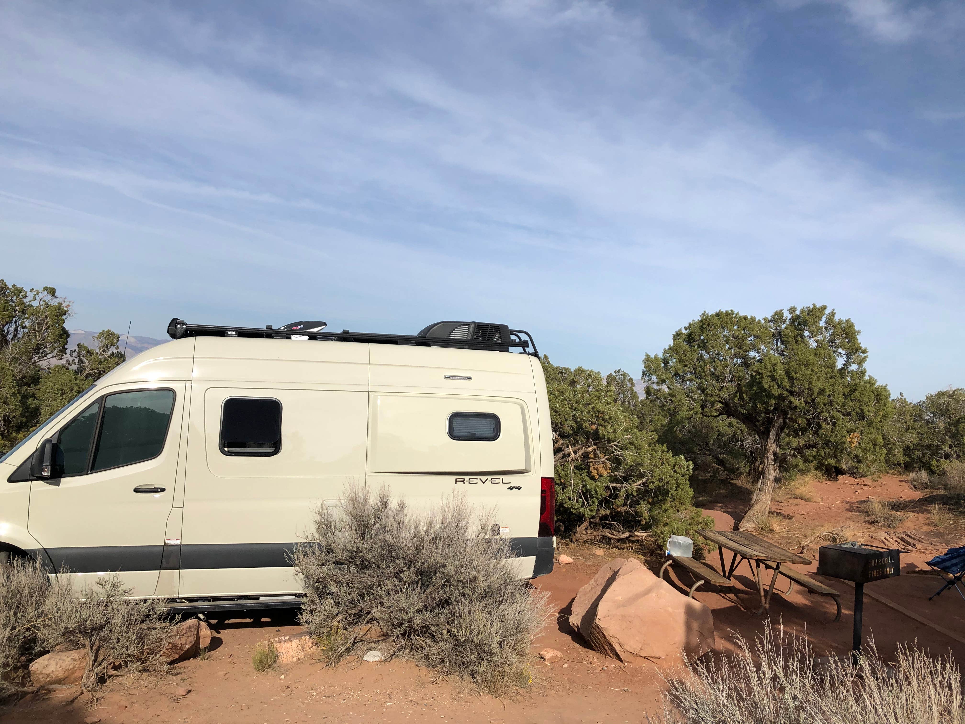 Meg G.'s photo of rv camping at Saddlehorn Campground — Colorado National Monument near Glade Park, CO