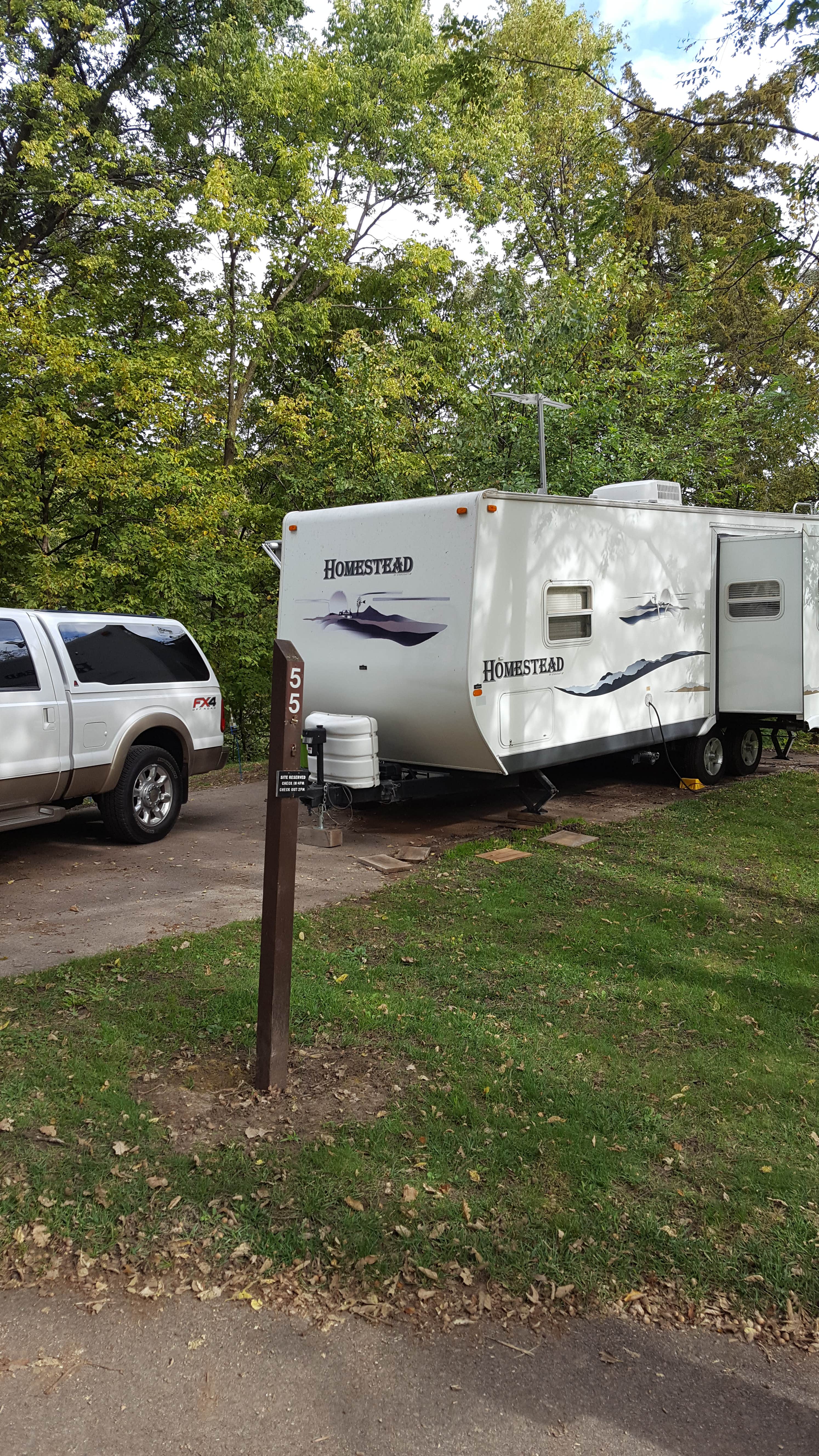 Donnie S.'s photo of rv camping at Oak Bluff Campground — Ponca State Park near Wisner, NE
