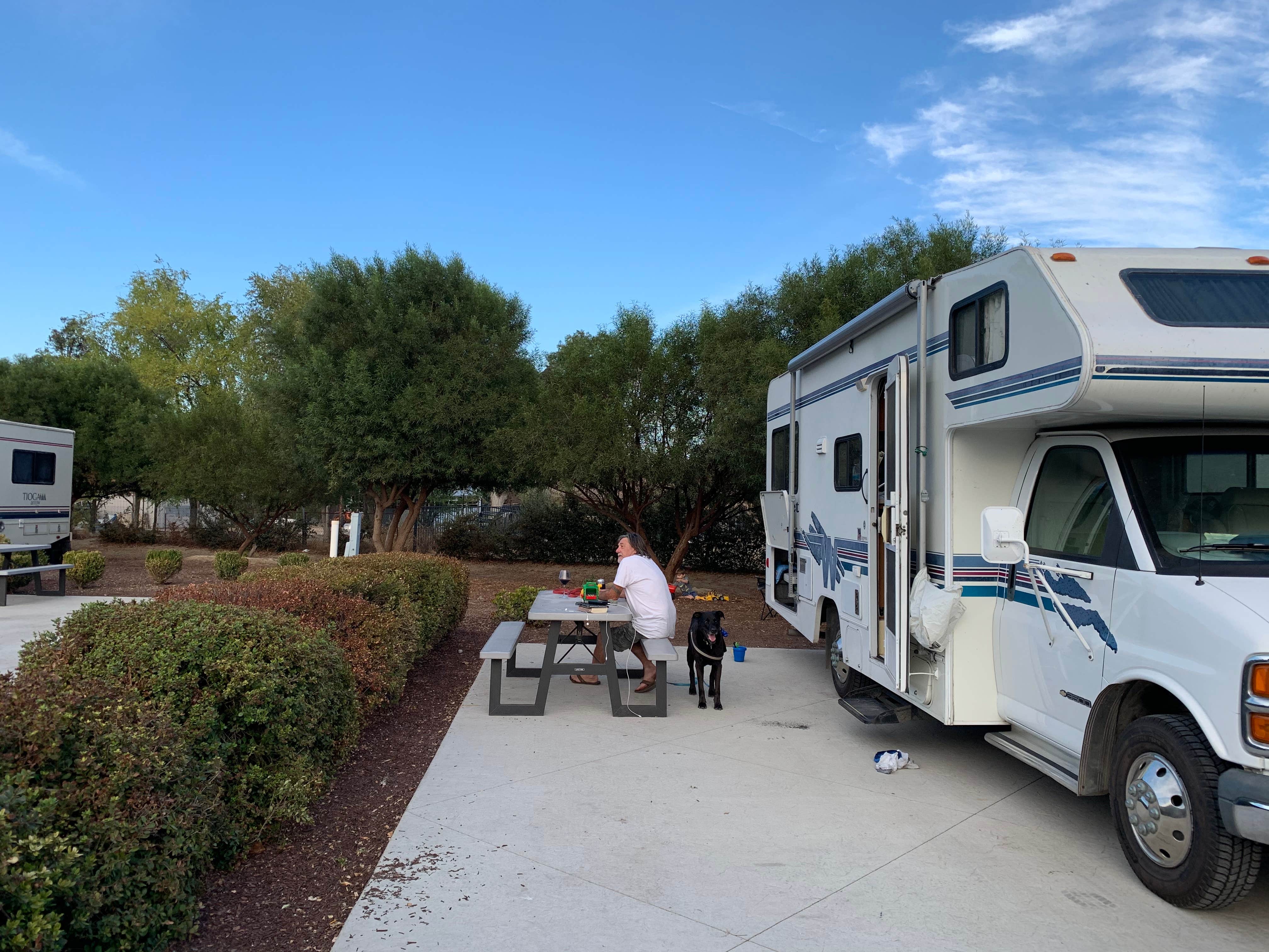 jeanne D.'s photo of rv camping at Vines RV Resort, A Sun RV Resort near Fort Hunter Liggett, CA