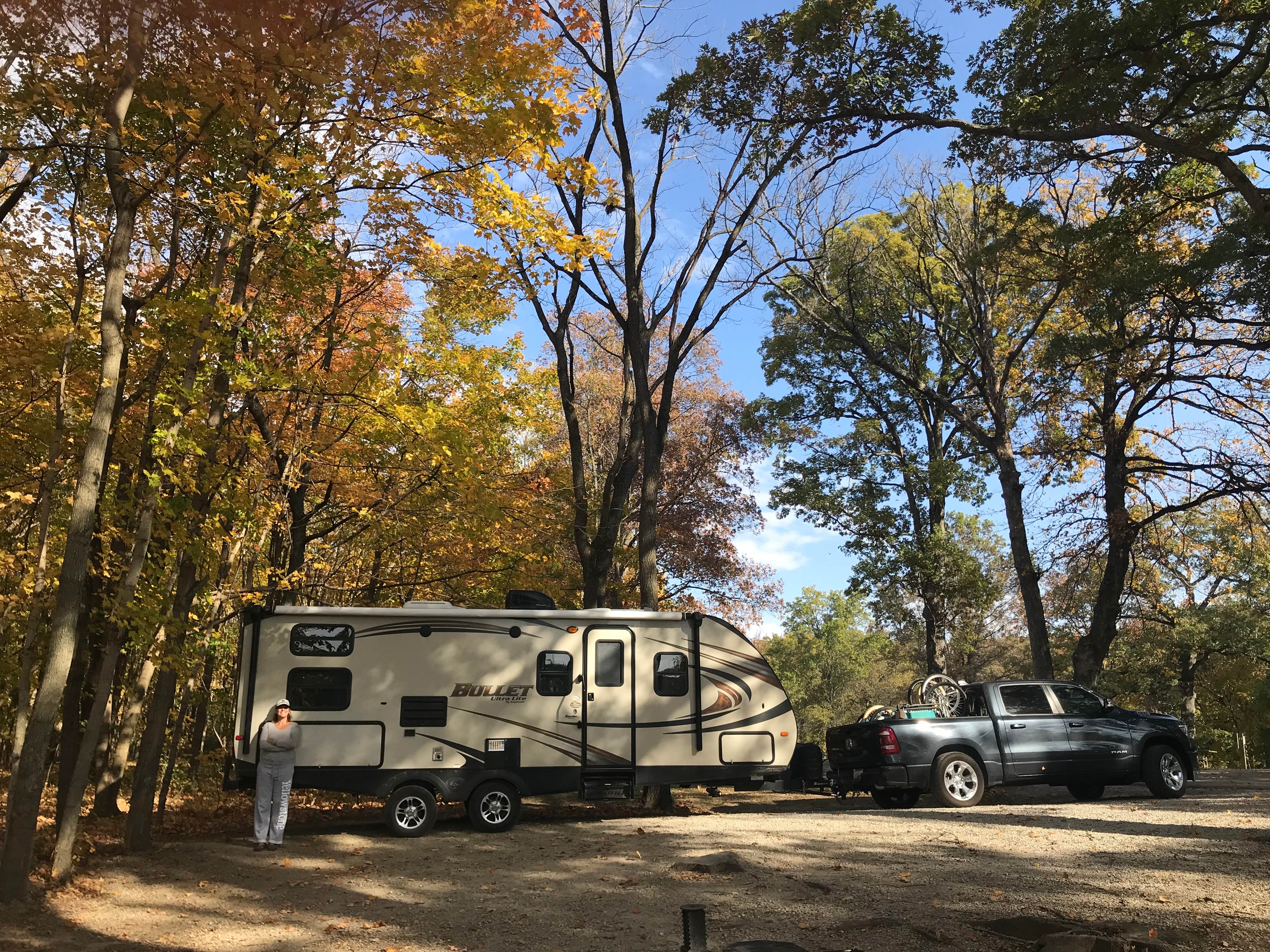 Jennifer M.'s photo of rv camping at Moraine View State Recreational Area near Monticello, IL