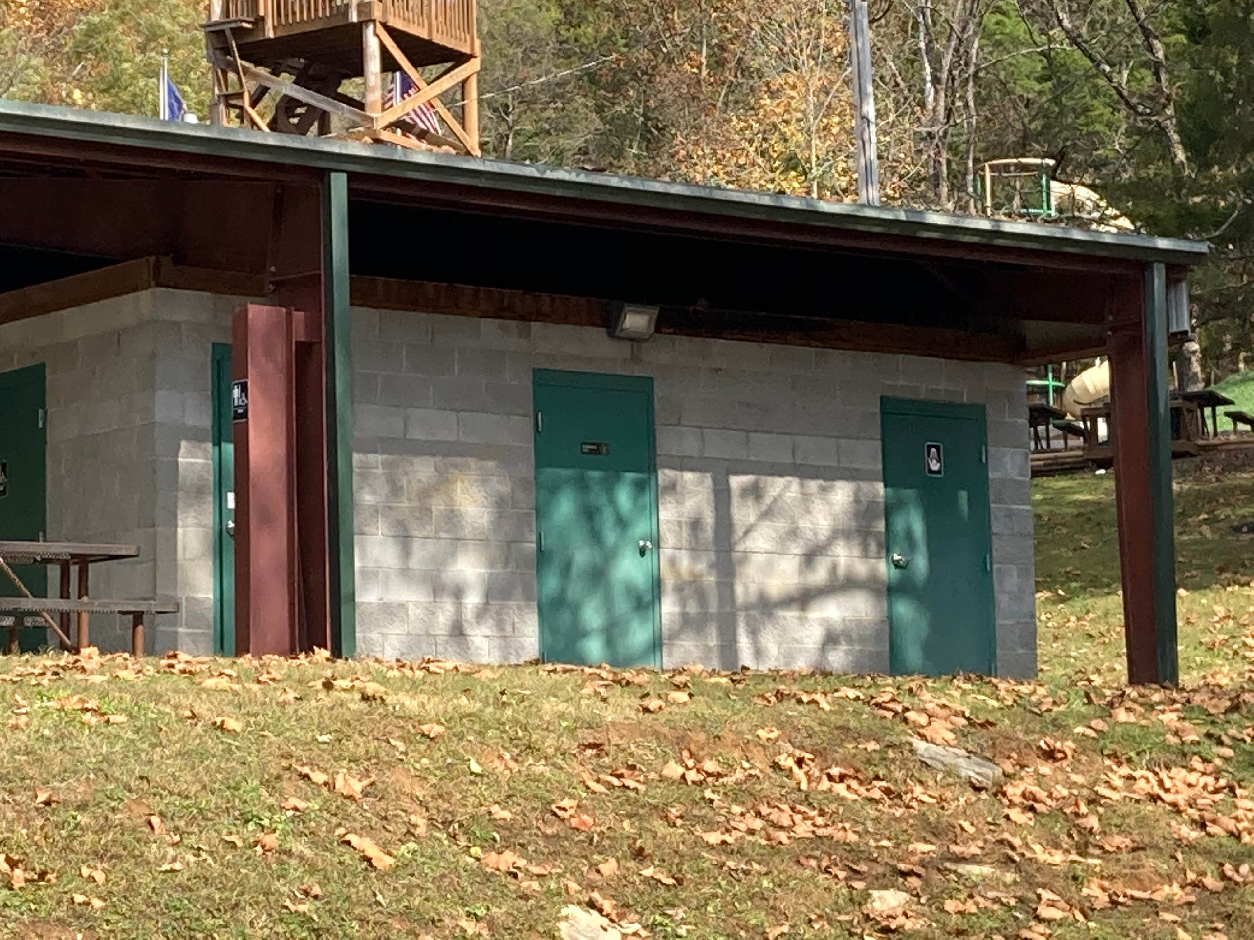 Sofia A.'s photo of a cabin at Marengo Cave Campgrounds near Hoosier National Forest