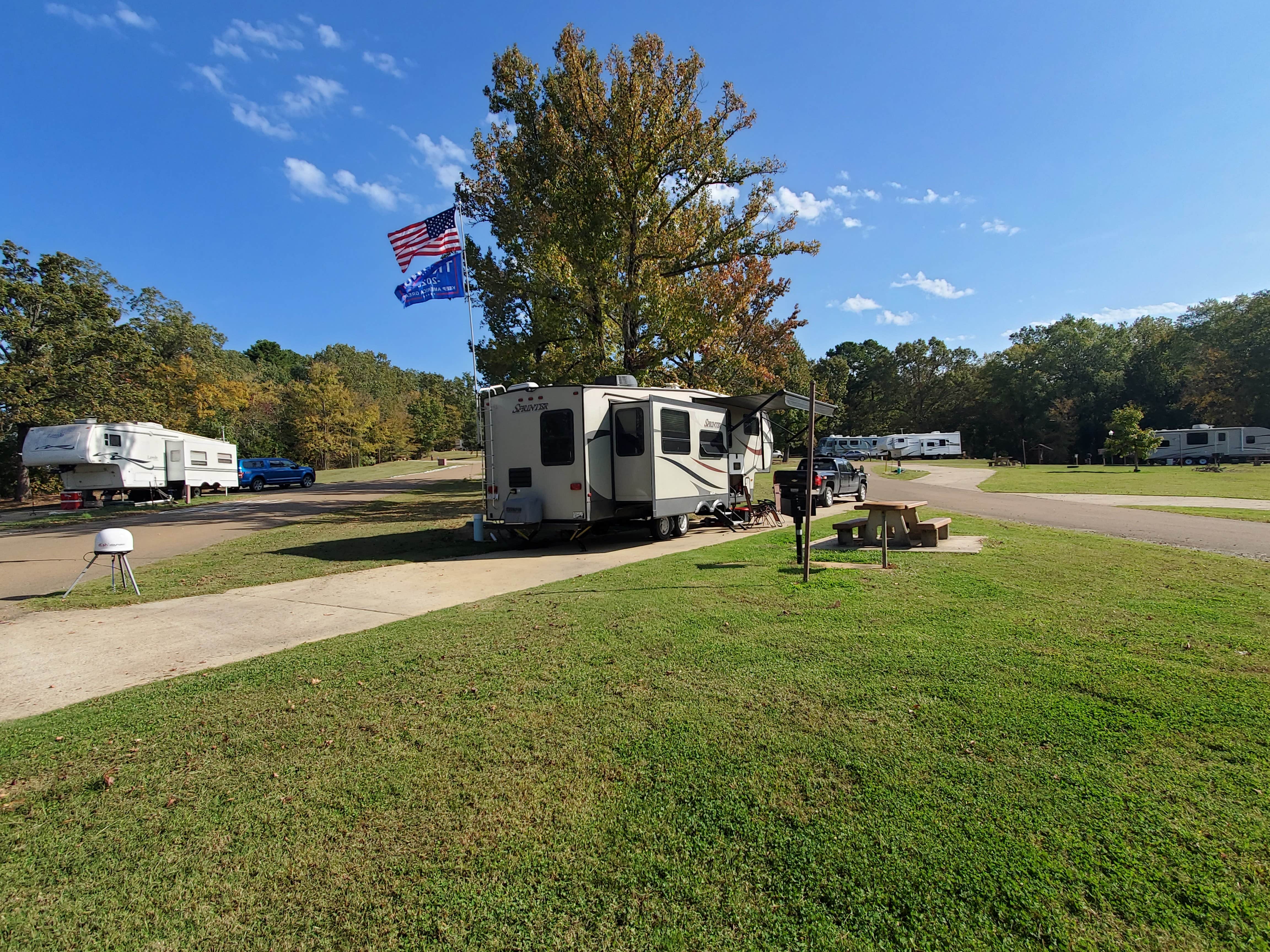 Chip's photo of rv camping at Chickasaw Hill near Oxford, MS