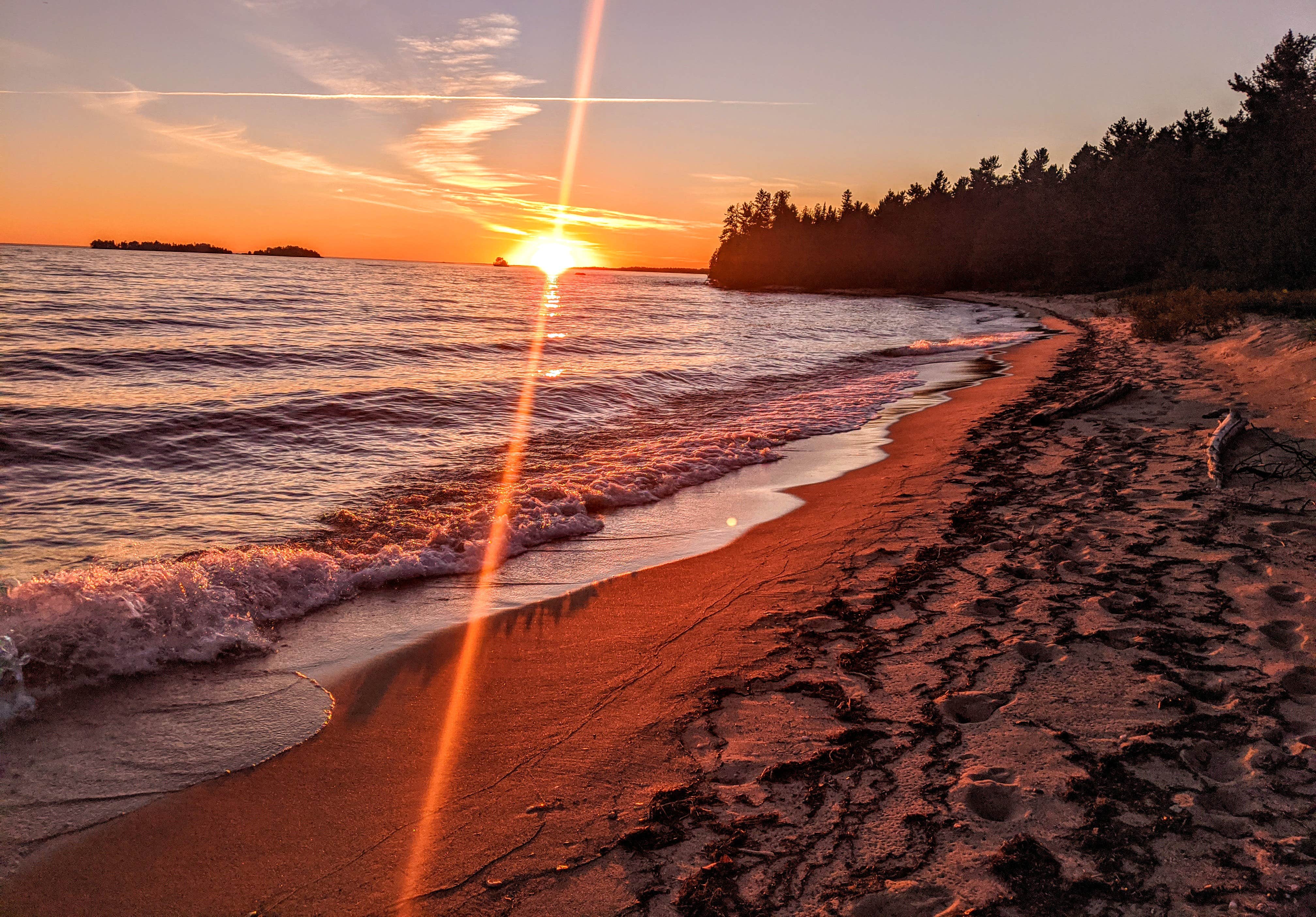 Camper-submitted photo at DeTour - Lake Superior State Forest near De Tour Village, MI