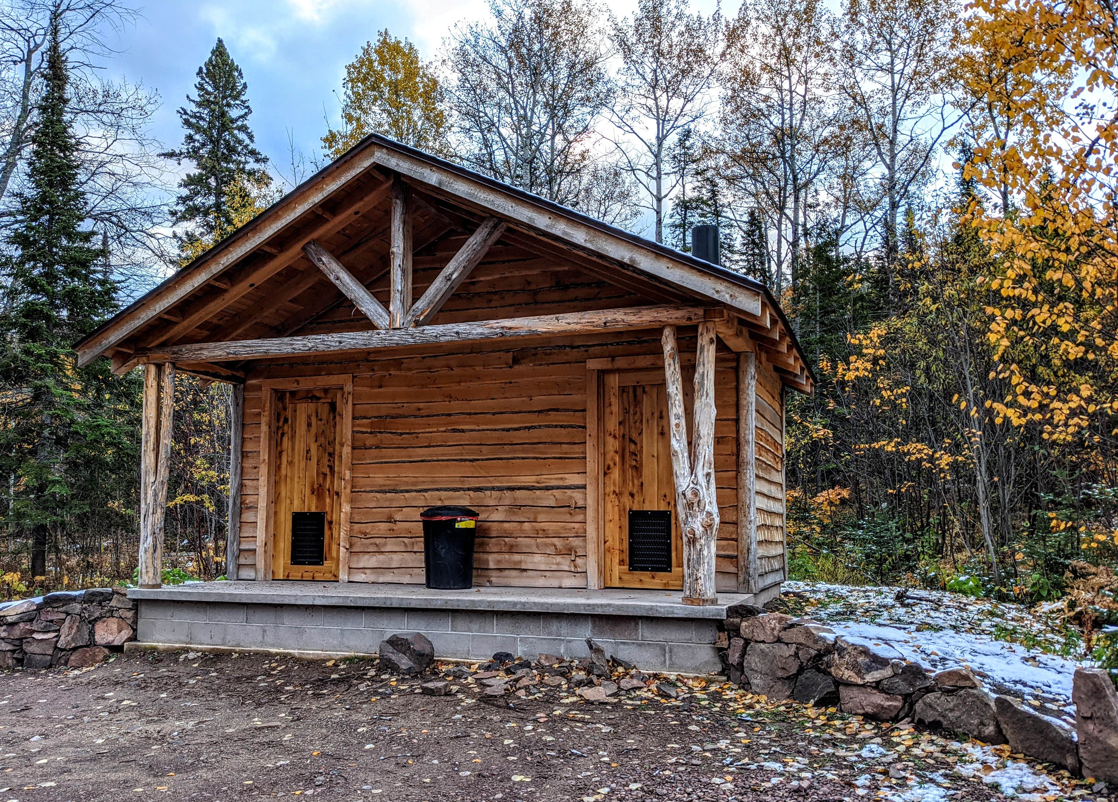 Shari  G.'s photo of glamping accommodations at Trails End Campground near Big Bay, MI
