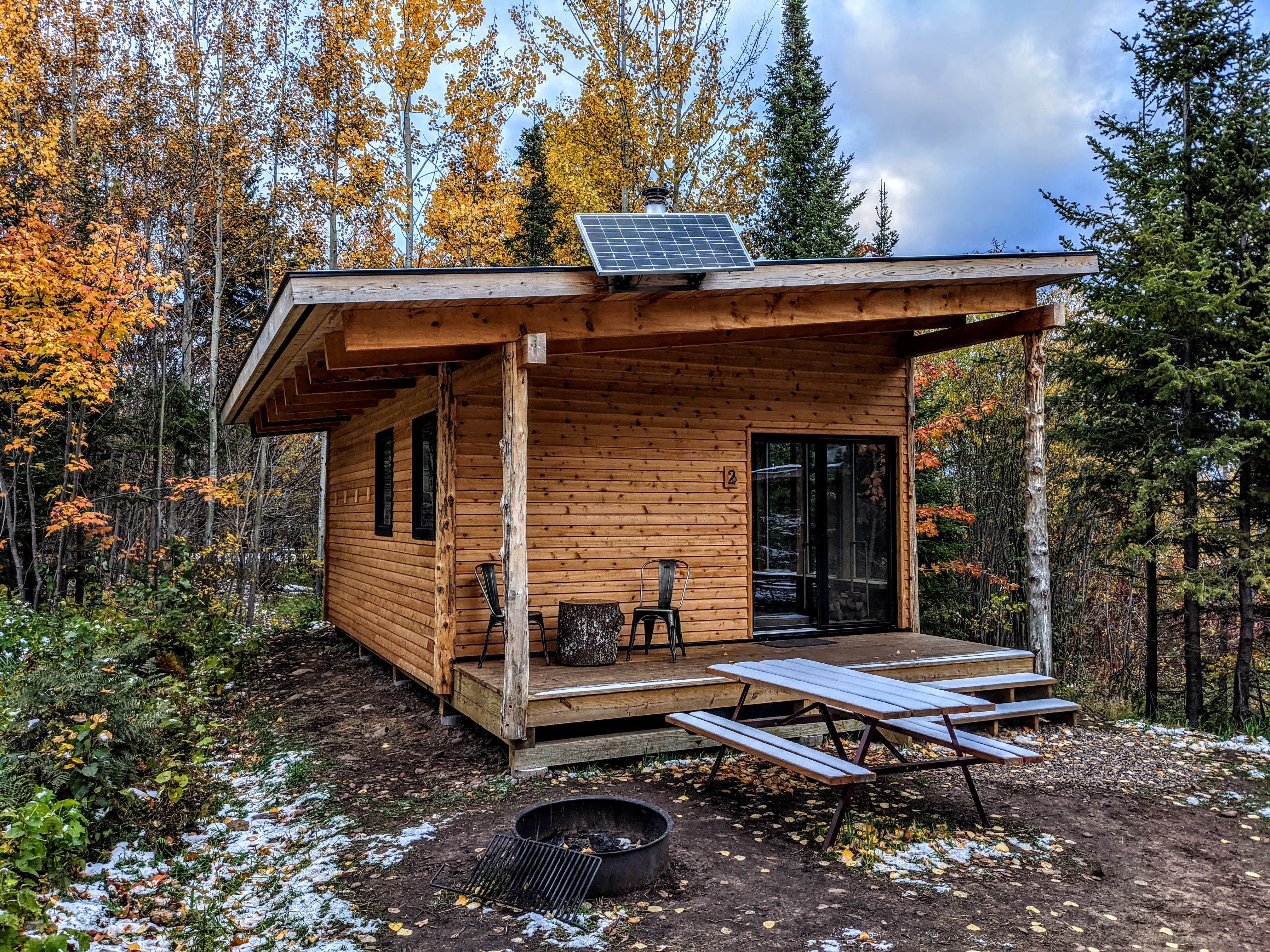 Shari  G.'s photo of a cabin at Trails End Campground near Houghton, MI