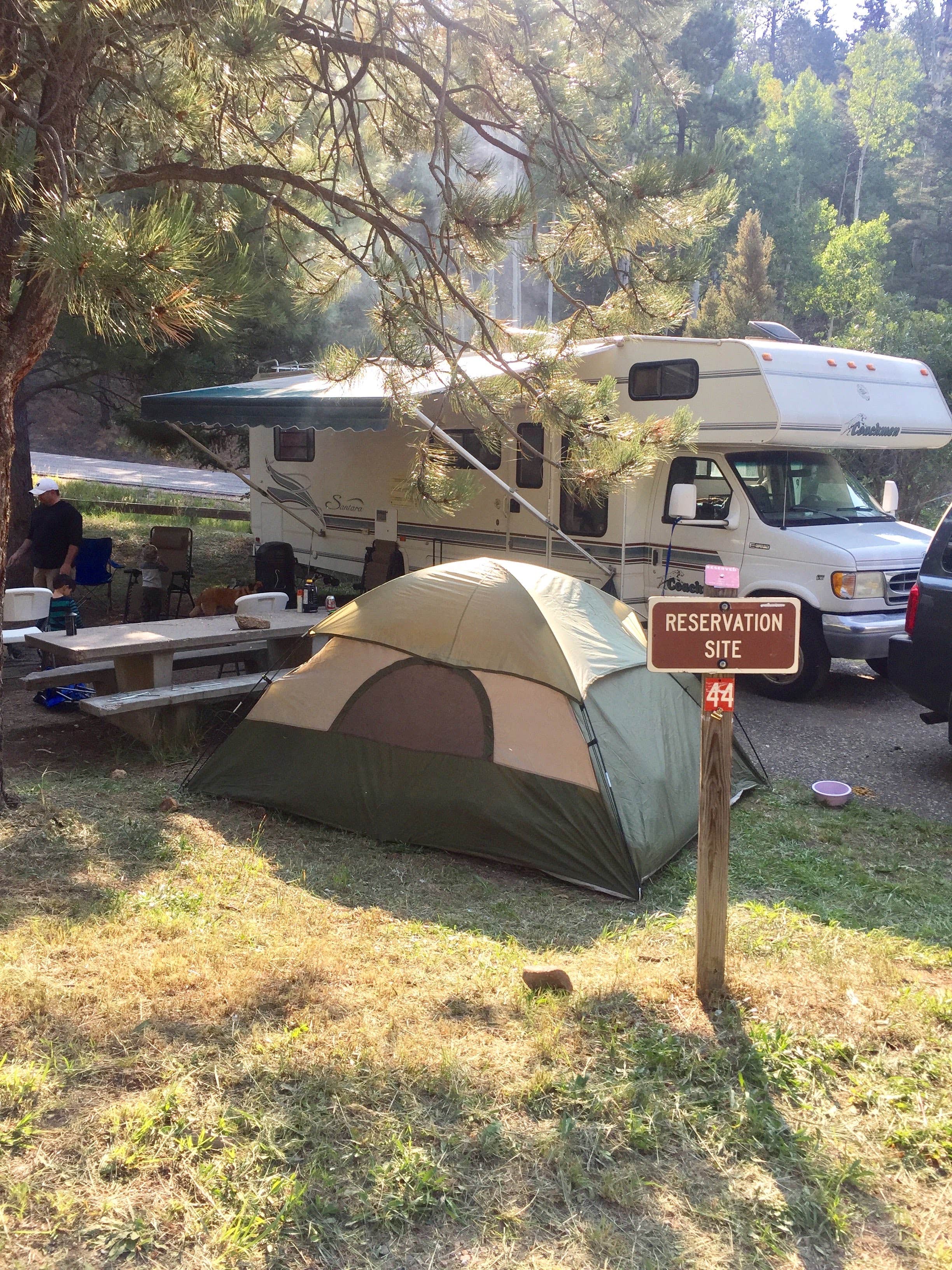 Katriza L.'s photo of rv camping at Hyde Memorial State Park Campground near Los Alamos, NM