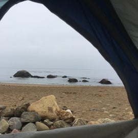 View from your tent
