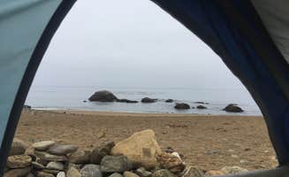 Jonathan G.'s photo of tent camping at Parsons Landing Campground near Palos Verdes Peninsula, CA