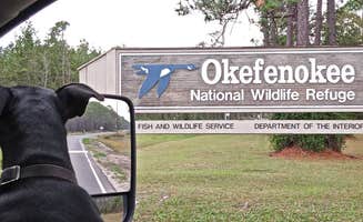 Rob D.'s photo of camping with pets at Okefenokee Pastimes Cabins and Campground near Waycross, GA