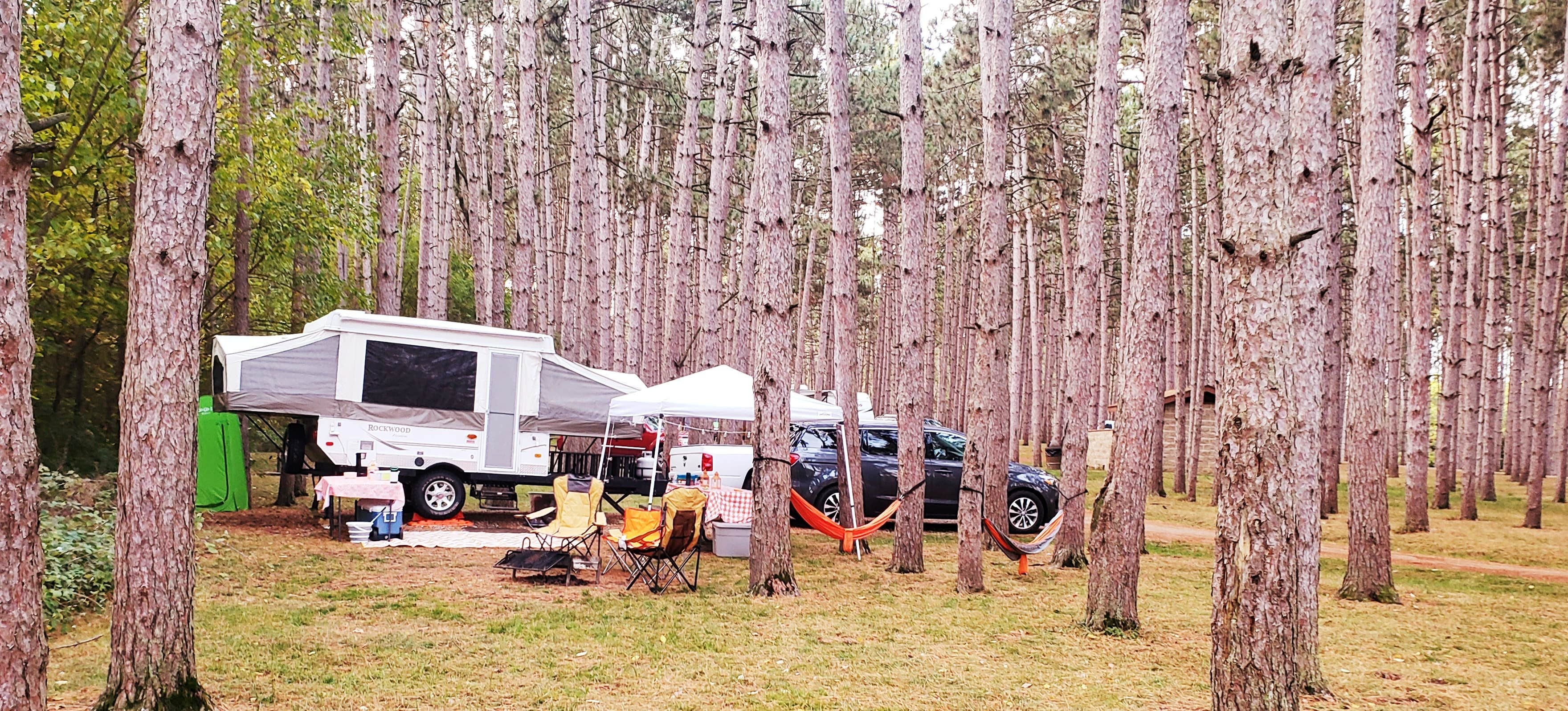 Crystal's photo of rv camping at Chief Keokuk Campground — Johnson-Sauk Trail State Recreation Area near Brimfield, IL