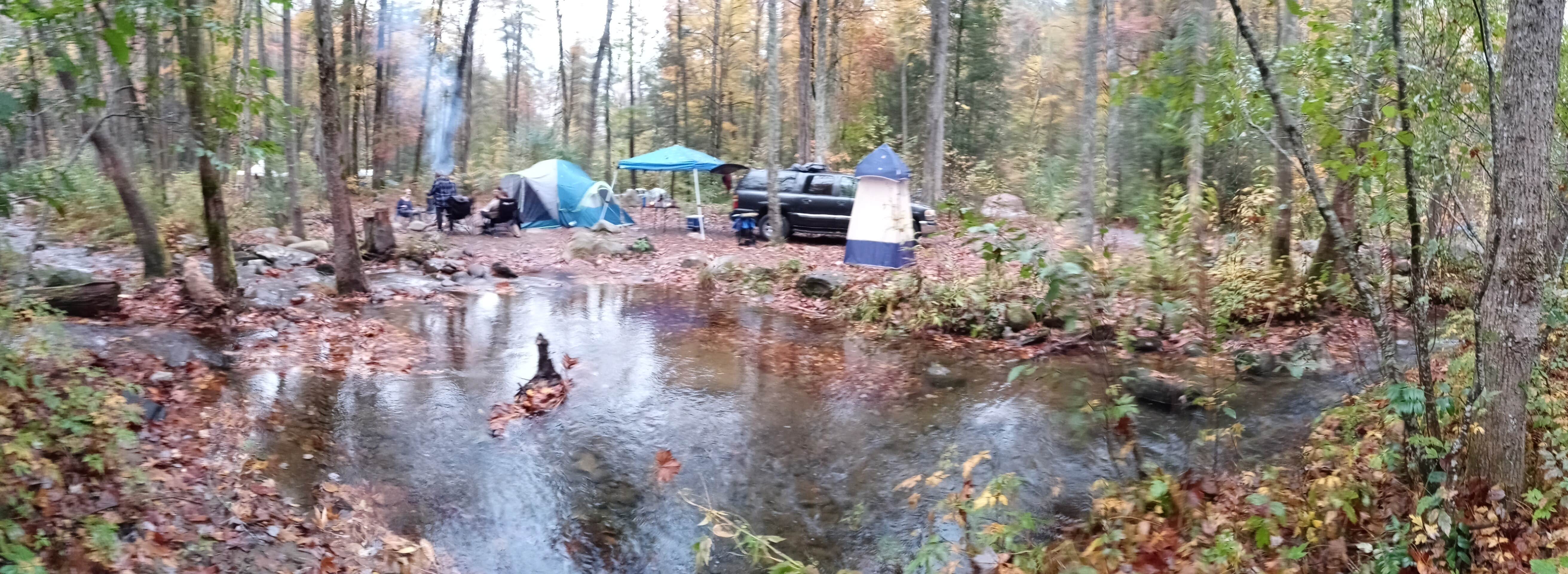 Victor S.'s photo of a dispersed camping area at Sourwood Campground near Tallassee, TN