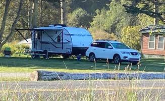 anne P.'s photo of rv camping at Crescent Beach & RV Park near Olympic National Park