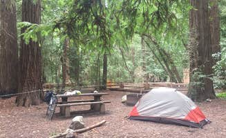 Issa F.'s photo of tent camping at Pfeiffer Big Sur State Park Campground near Freedom, CA