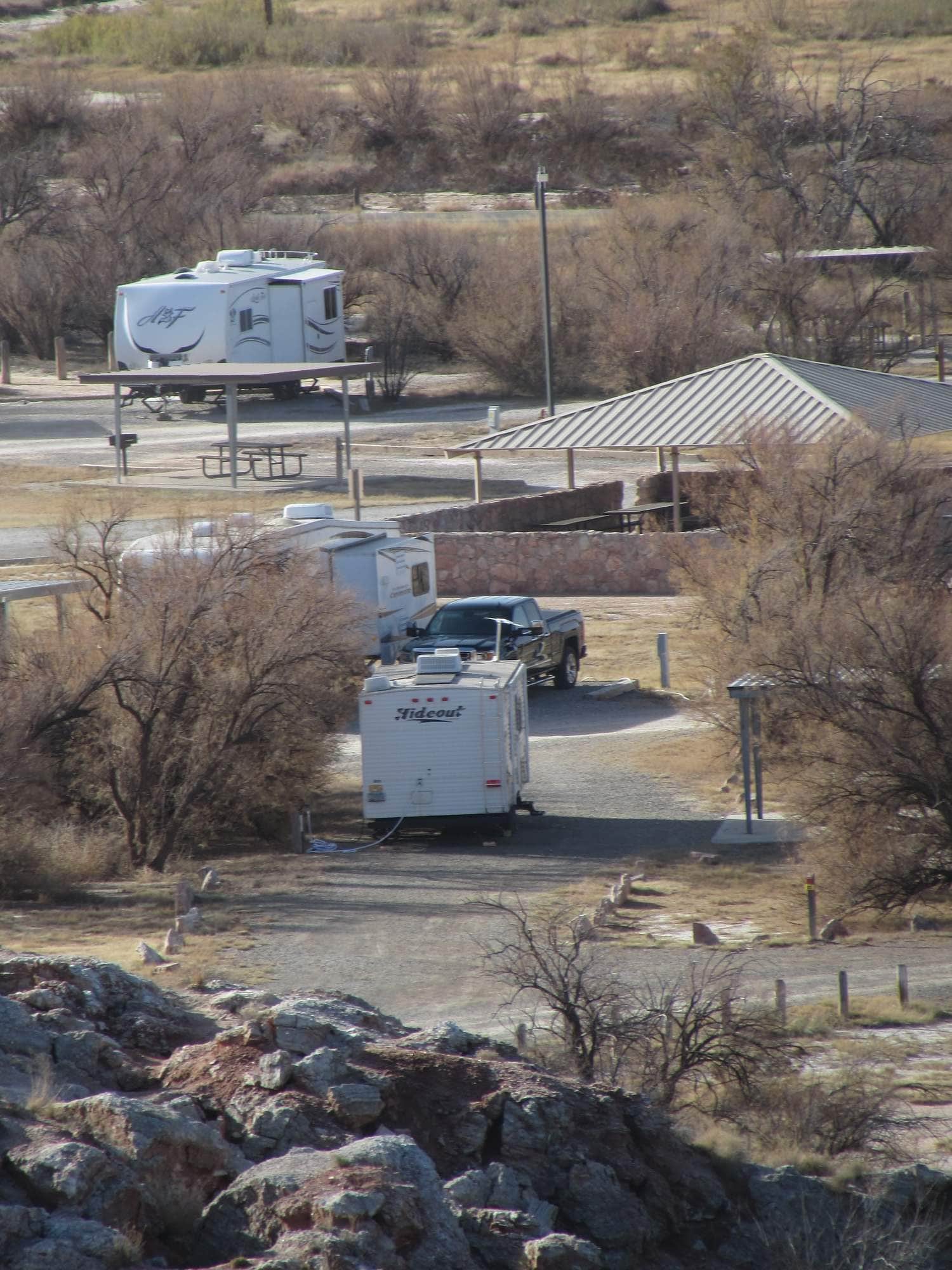 Charyle C.'s photo of rv camping at Lea Lake Campground — Bottomless Lakes State Park near Roswell, NM