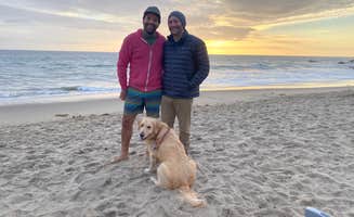 Javier M.'s photo of camping with pets at Sycamore Canyon Campground — Point Mugu State Park near Santa Monica, CA