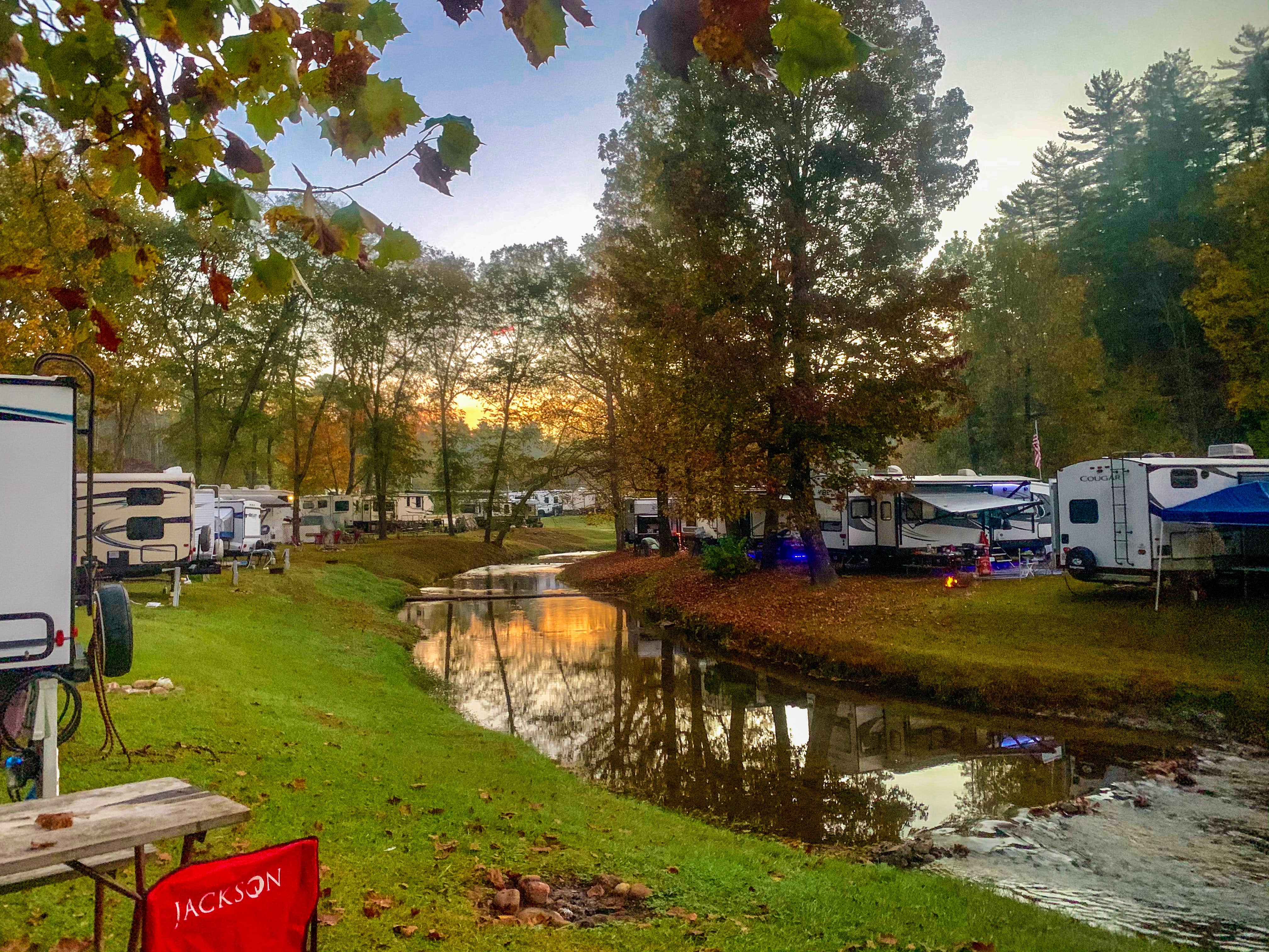Kimberly H.'s photo of rv camping at Steele Creek Park & Campground near Lenoir, NC