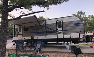 Justin B.'s photo of rv camping at Rock Tower — Lake Murray State Park near Davis, OK