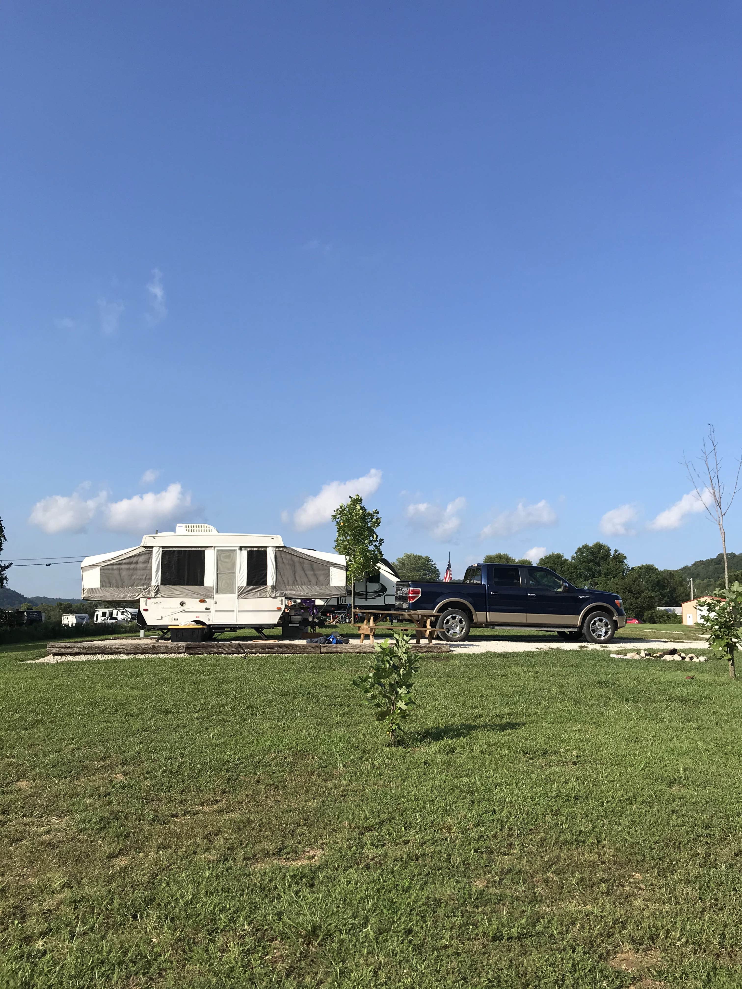 Chris H.'s photo of rv camping at Callie’s Lake and Campground near Means, KY
