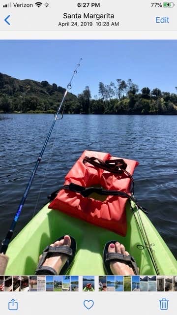 Camper-submitted photo at Santa Margarita Lake Regional Park near Morro Bay, CA