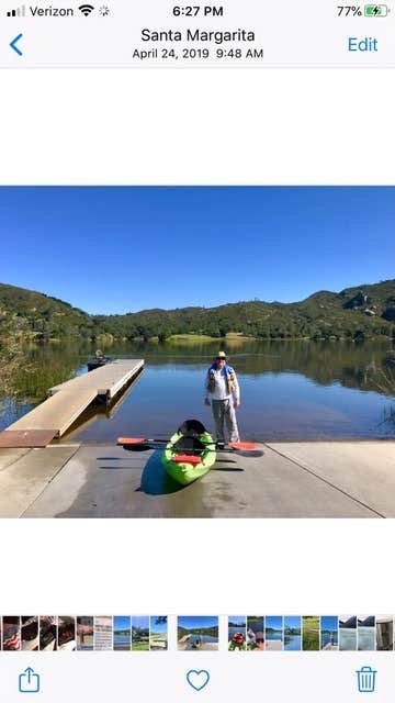 Camper-submitted photo at Santa Margarita Lake Regional Park near Morro Bay, CA