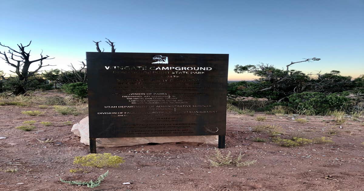 Wingate Campground — Dead Horse Point State Park