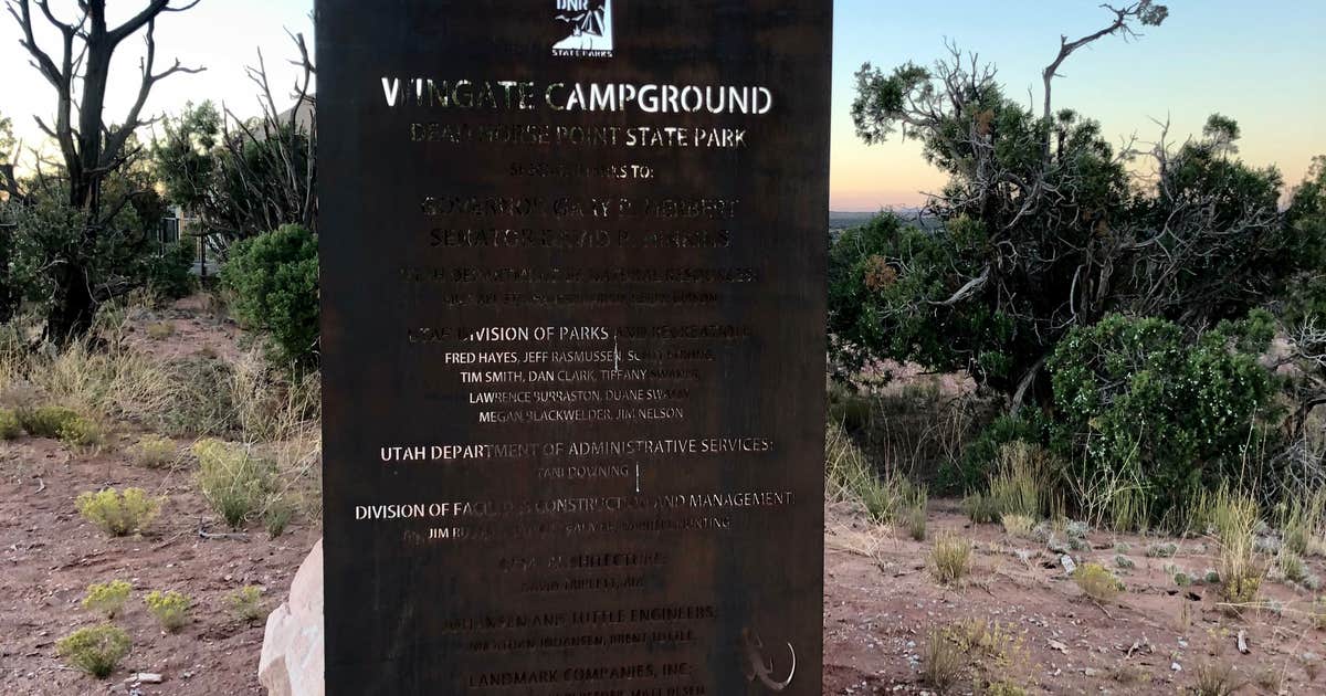 Wingate Campground — Dead Horse Point State Park