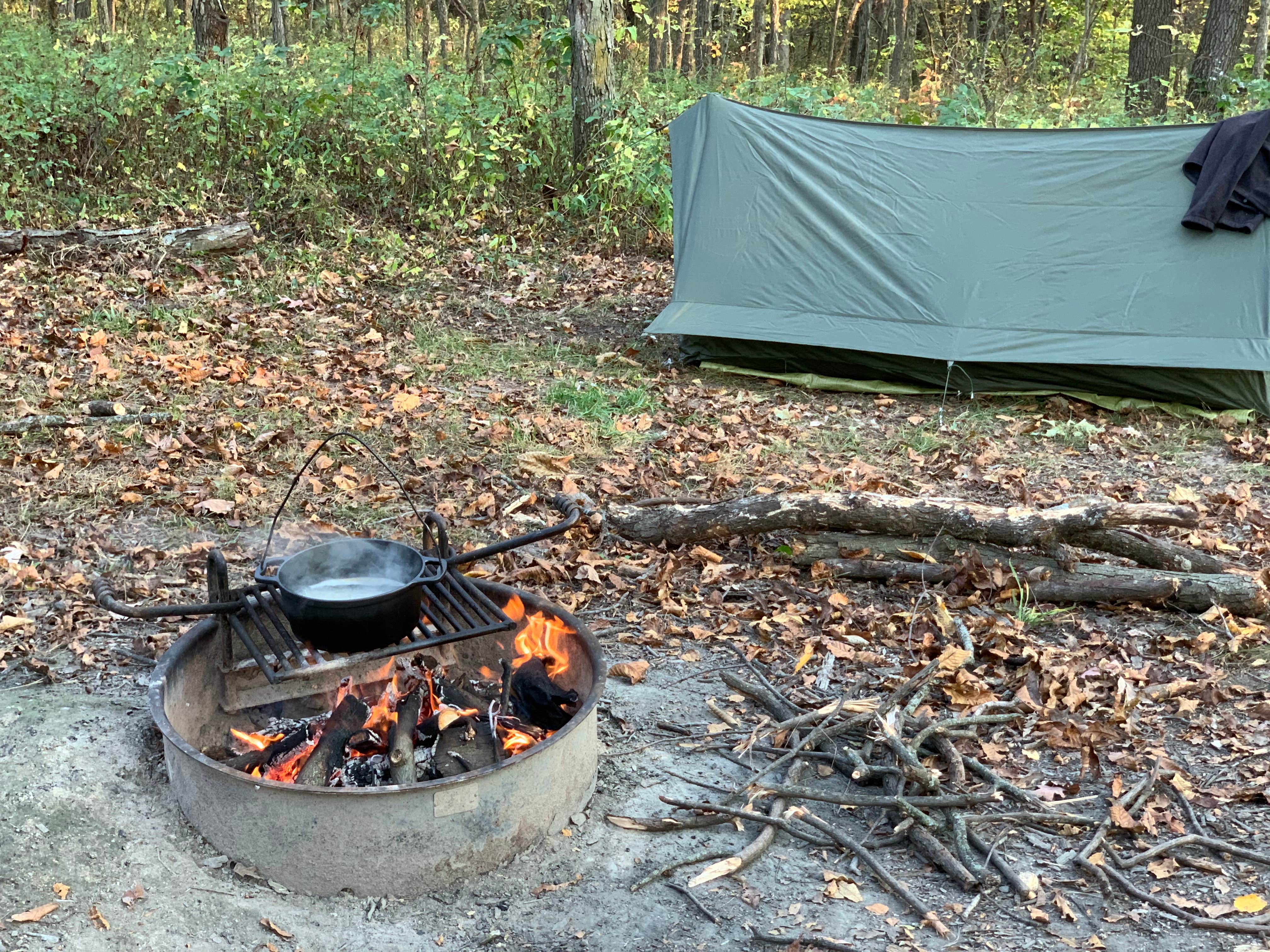 Camper submitted image from Middle Area Campground — Stephens State Forest - 5