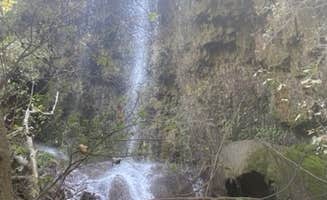Nicollette's photo of camping with pets at South Area — Colorado Bend State Park Campground near Kingsland, TX