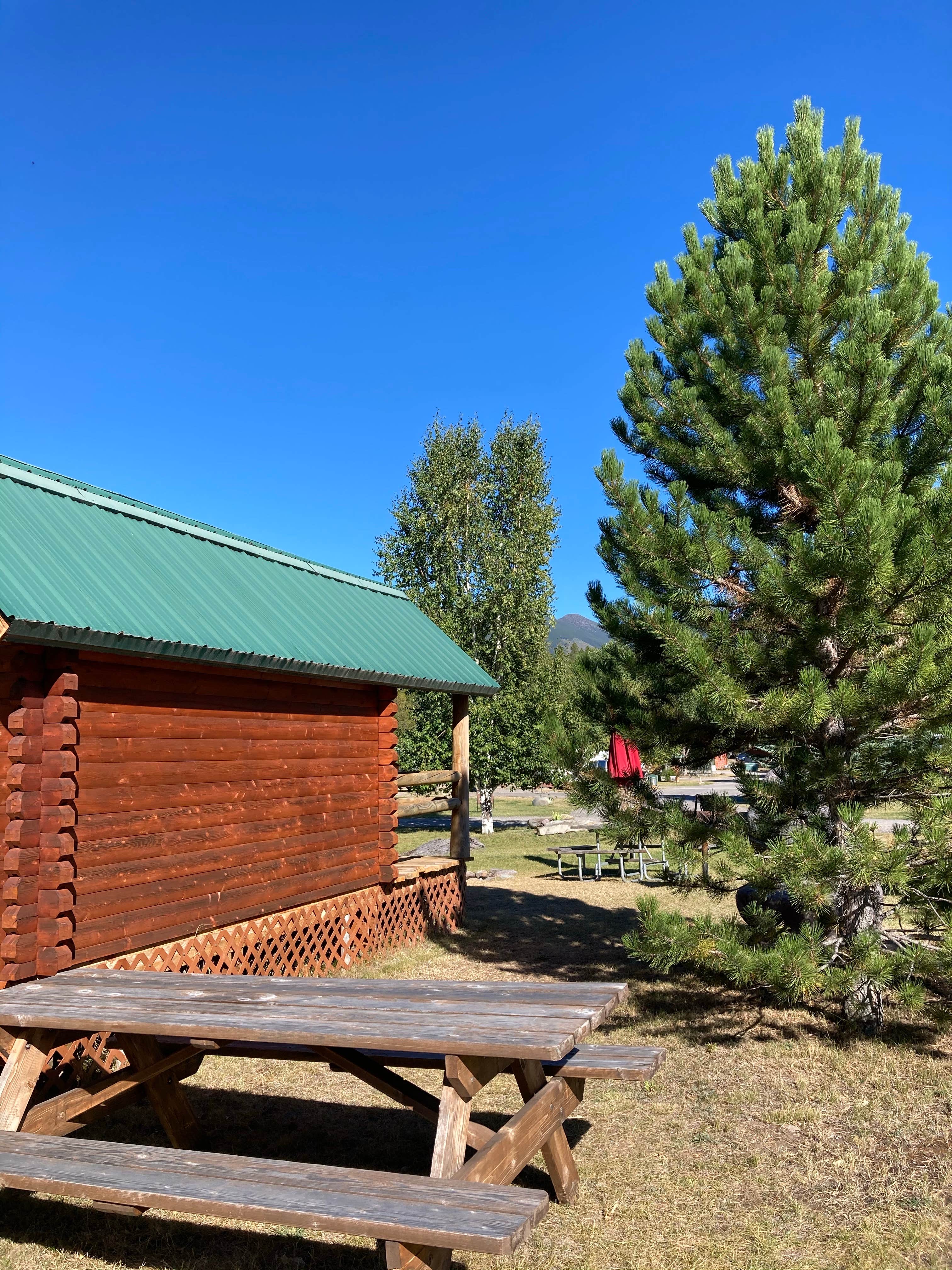 Katie C.'s photo of a cabin at North American RV Park & Yurt Village near Flathead National Forest