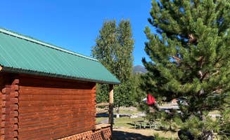 Katie C.'s photo of glamping accommodations at North American RV Park & Yurt Village near Babb, MT
