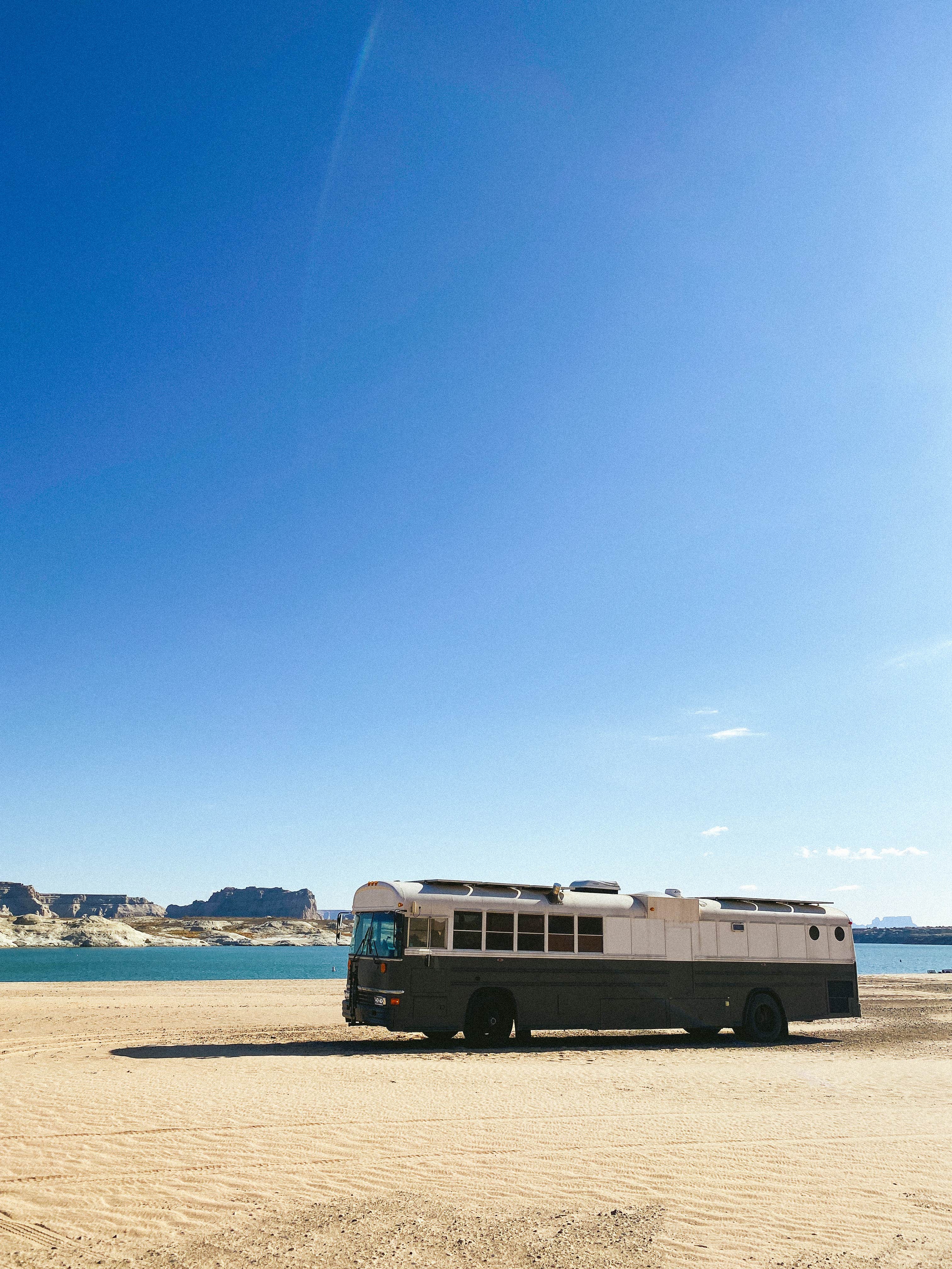 Mikki S.'s photo of rv camping at Lone Rock Beach Primitive Camping Area — Glen Canyon National Recreation Area near Big Water, UT