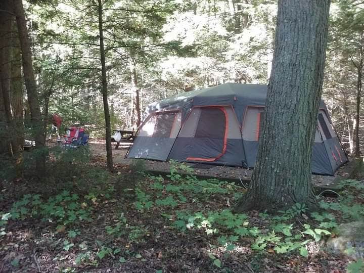 Traci F.'s photo of tent camping at Ravensburg State Park Campground near Lemont, PA