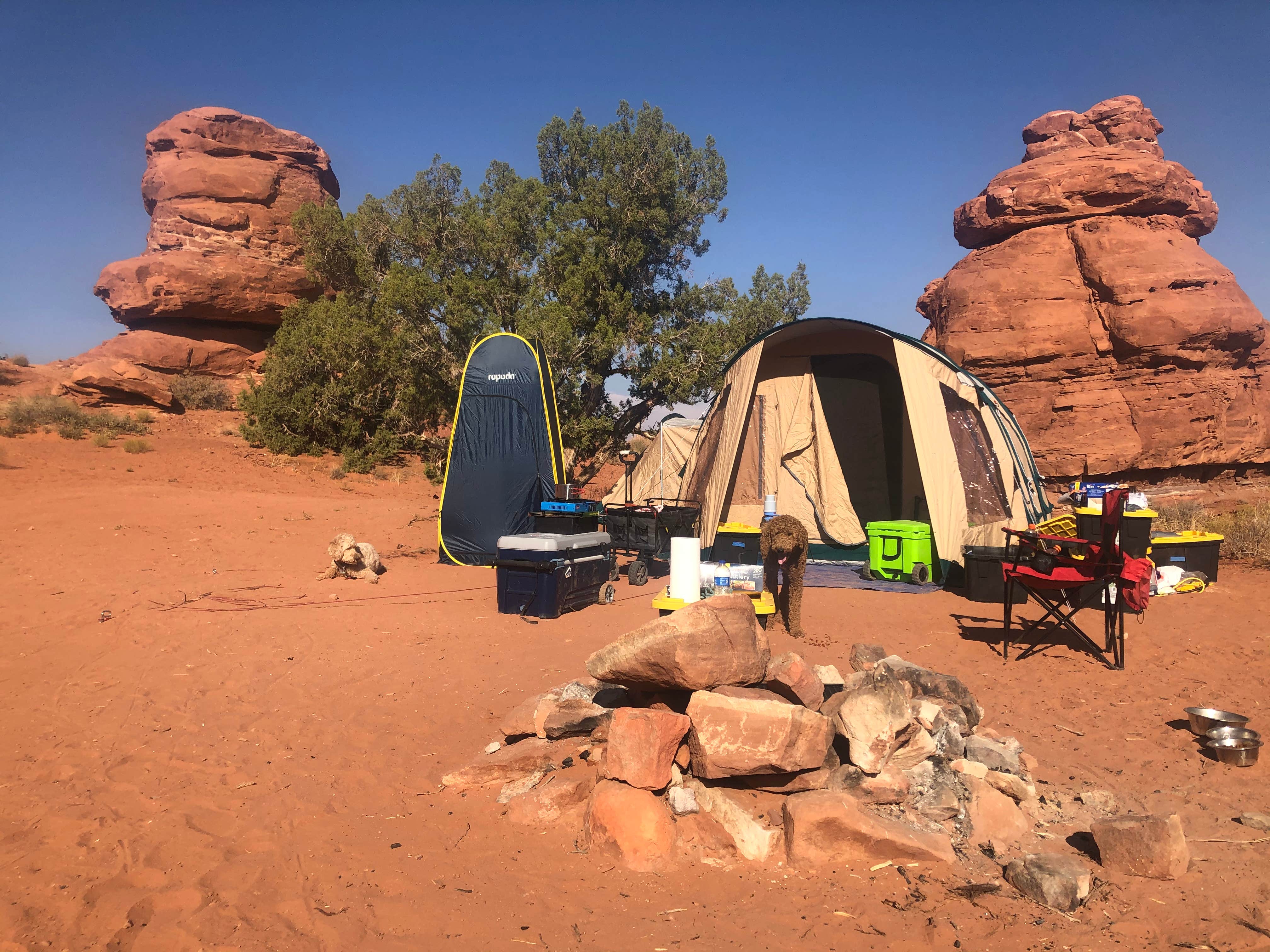 Summer H.'s photo of a dispersed camping area at Indian Creek Recreation Area near Dove Creek, CO
