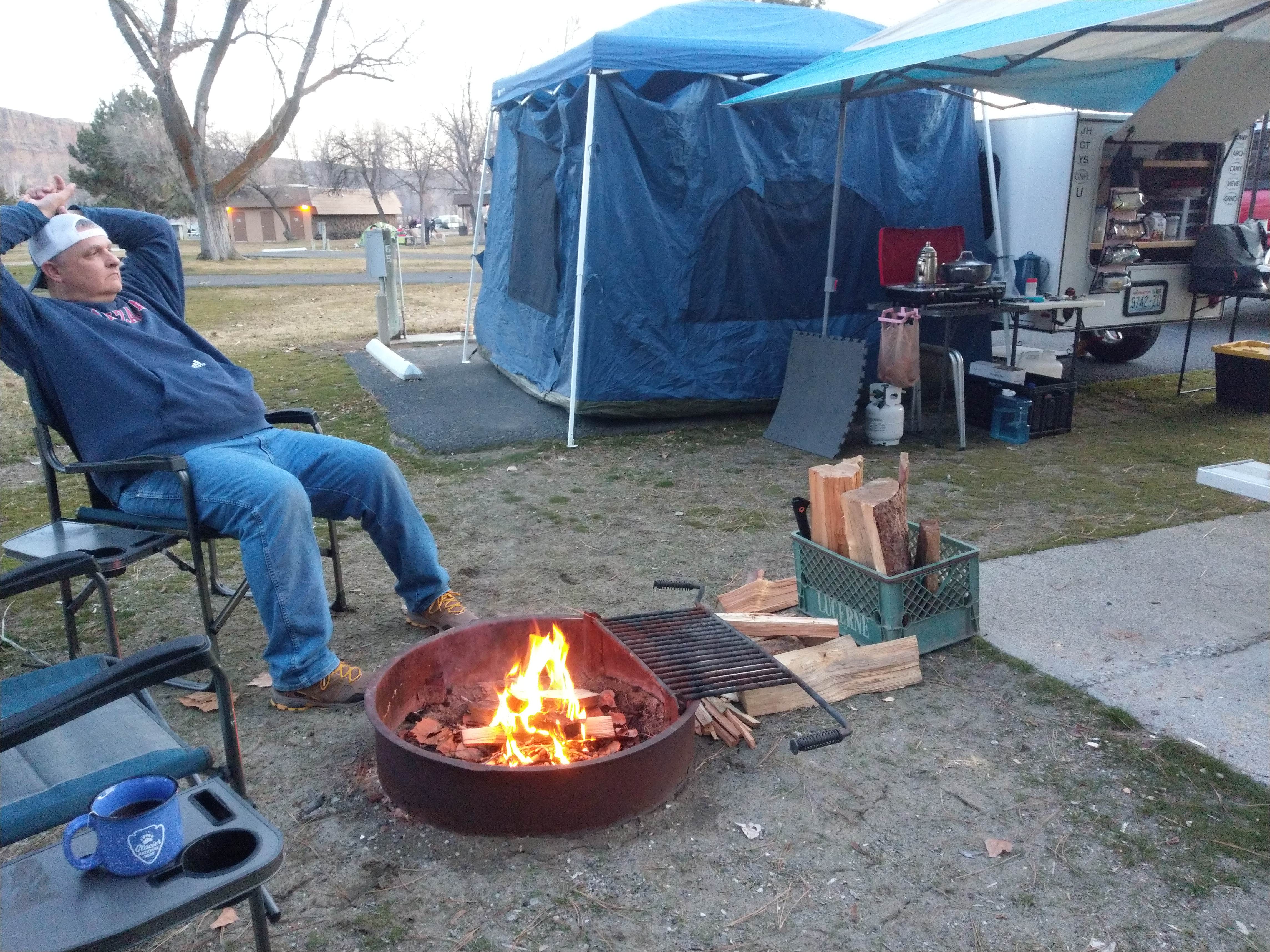 Camper-submitted photo at Cove Loop Campground — Steamboat Rock State Park near Hartline, WA