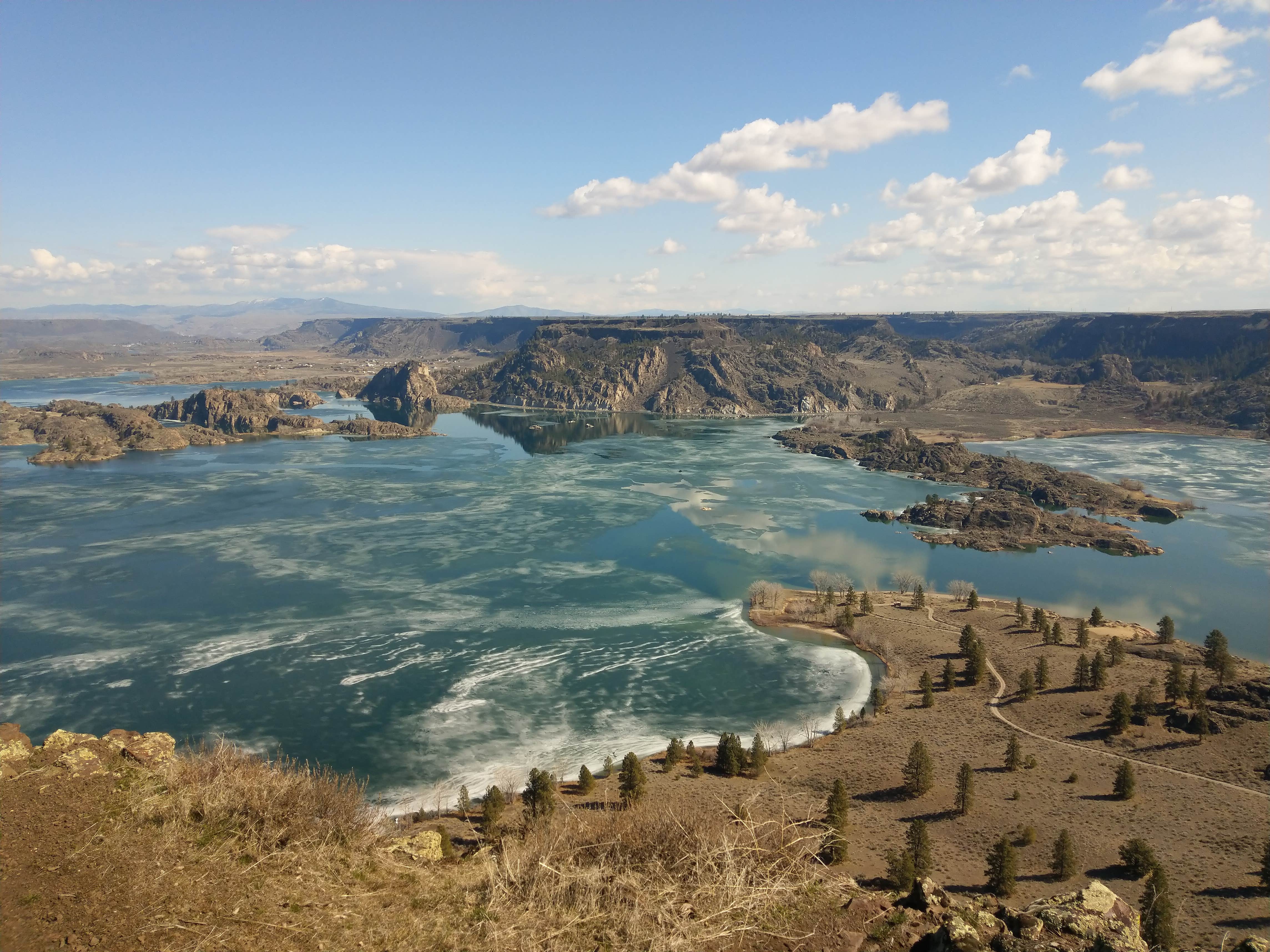 Camper-submitted photo at Cove Loop Campground — Steamboat Rock State Park near Hartline, WA