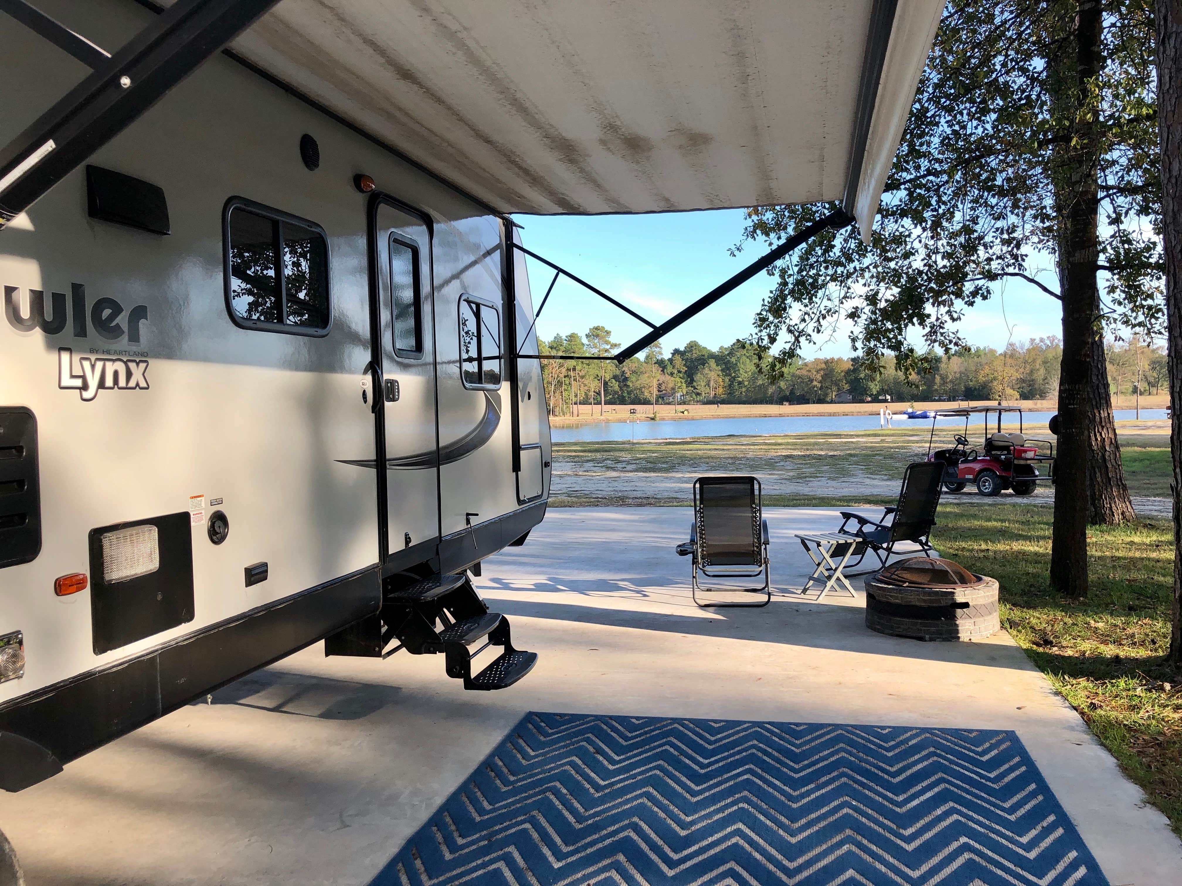 Tyler T.'s photo of rv camping at Trinity Luxury RV Resort & Cabins near Crockett, TX