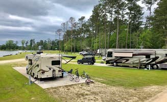 Tyler T.'s photo of rv camping at Trinity Luxury RV Resort & Cabins near Huntsville, TX