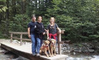 Terrie M.'s photo of camping with pets at Newhalem Creek Campground — Ross Lake National Recreation Area near North Cascades National Park