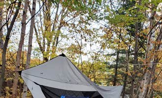 Camping near Mountain View Cabins & Cmpgrnd: Black Brook Cove Campground, Oquossoc, Maine