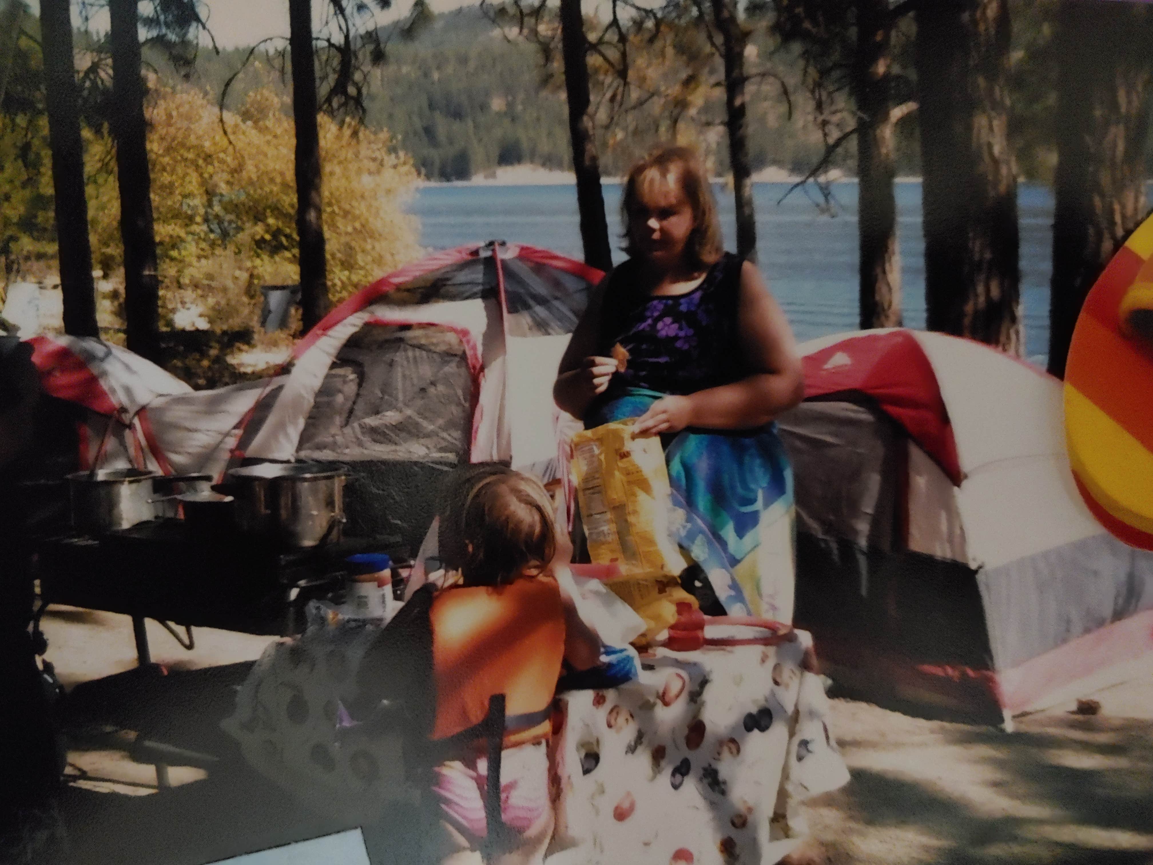 Terrie M.'s photo of tent camping at Rogers Bar near Colville National Forest