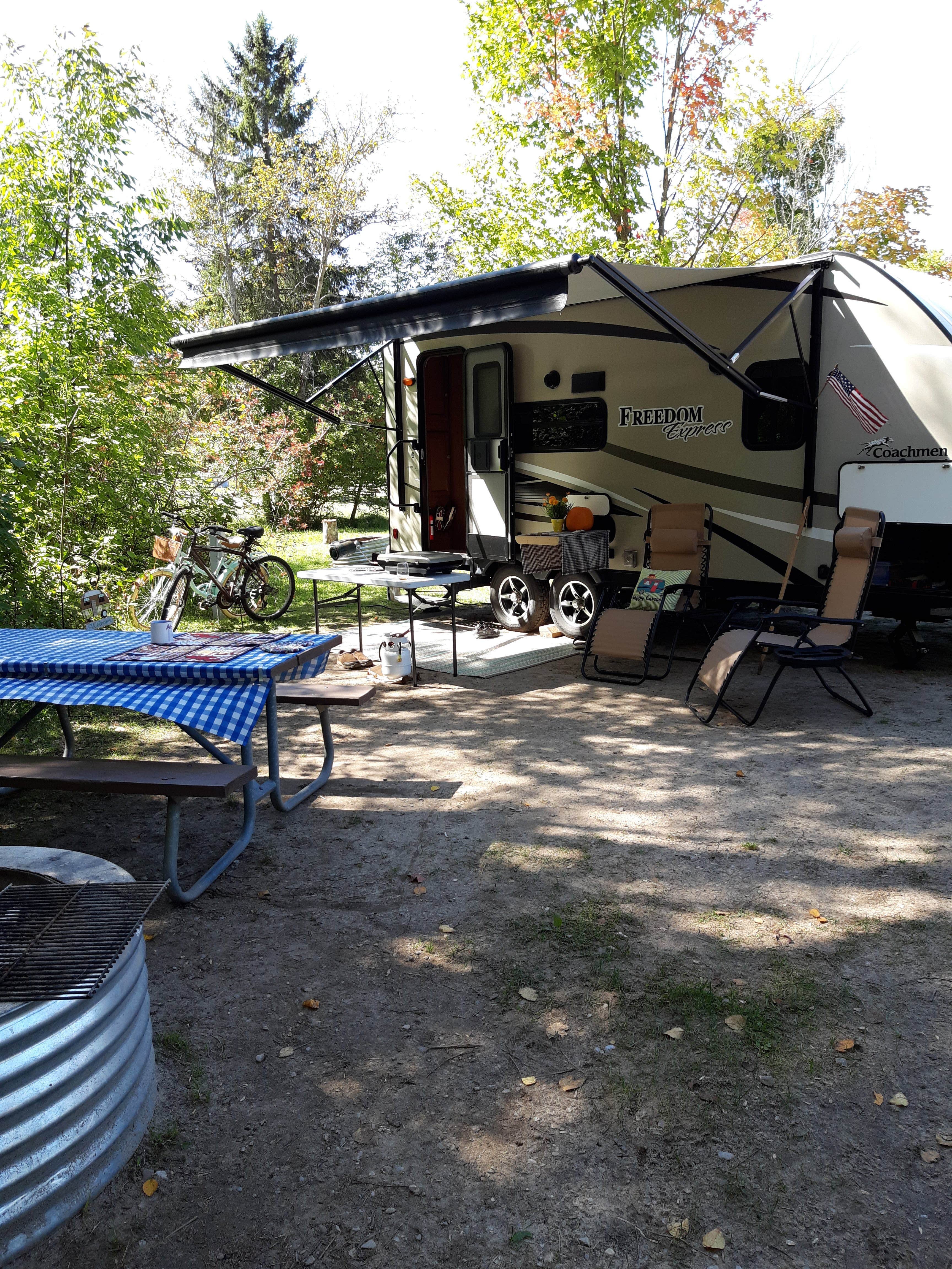 Amy D.'s photo at Young State Park Campground near Alanson, MI