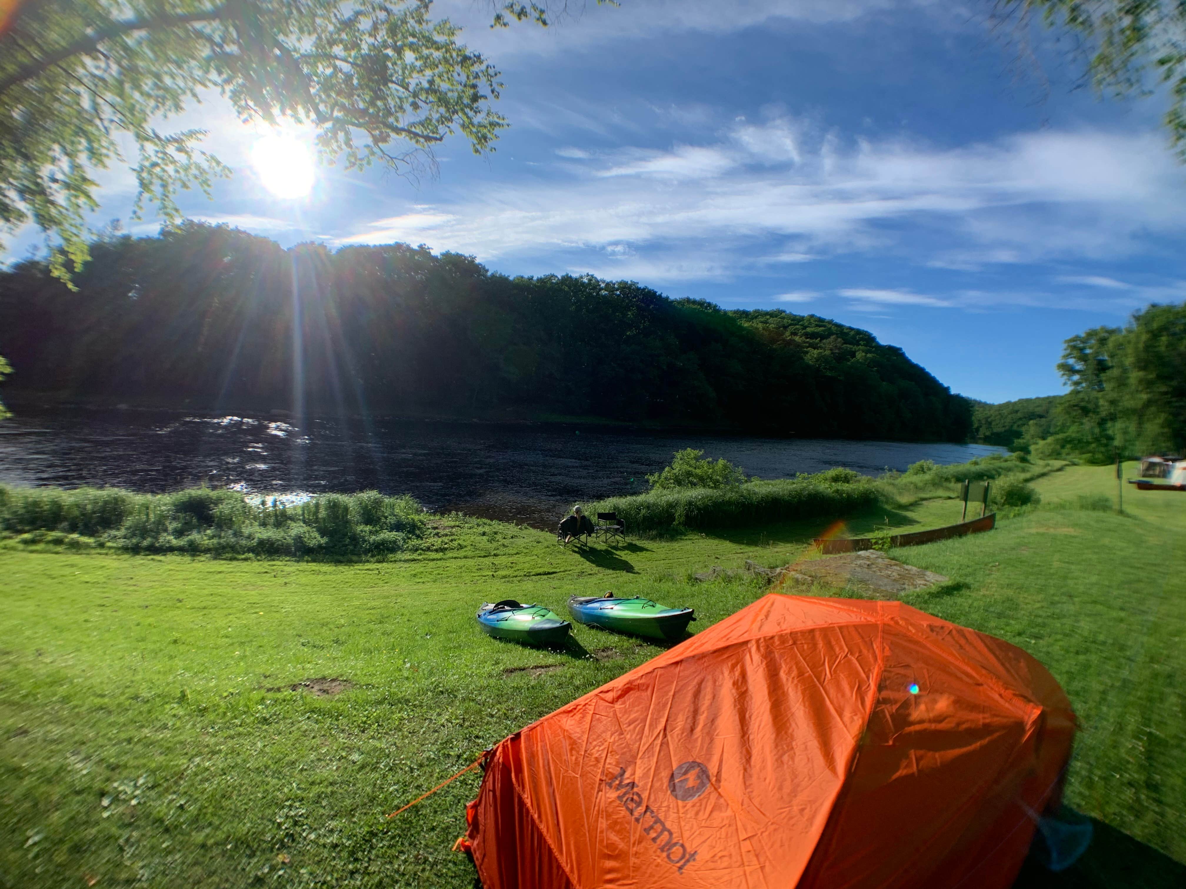 Britt B.'s photo at Clear Creek State Park Campground near Sigel, PA