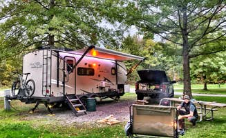 Britt B.'s photo of rv camping at Linesville Campground — Pymatuning State Park near Ashtabula, OH