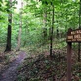 Hiking Trail to the shelters from Oil Creek Trail