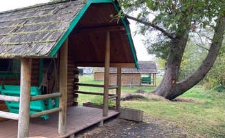 Tanya B.'s photo of a cabin at Kampers West RV Park near Clatskanie, OR
