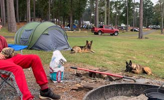 Rachel J.'s photo of camping with pets at Brushy Creek near Queen City, TX